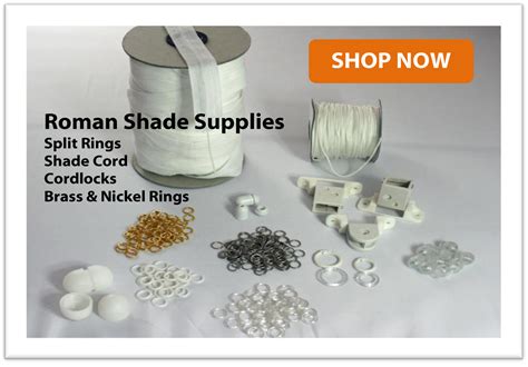 Roman Shade Hardware & Supplies 